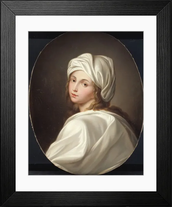 Framed Print : Portrait of Beatrice Cenci, 1590-1827. Creator: Guido Reni Framed Print : Portrait of Beatrice Cenci, 1590-1827. Creator: Guido Reni