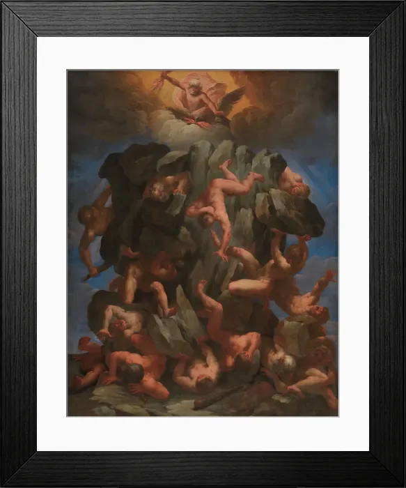 Framed Print : The Fall of the Giants, 1590-1642. Creator: Guido Reni Framed Print : The Fall of the Giants, 1590-1642. Creator: Guido Reni