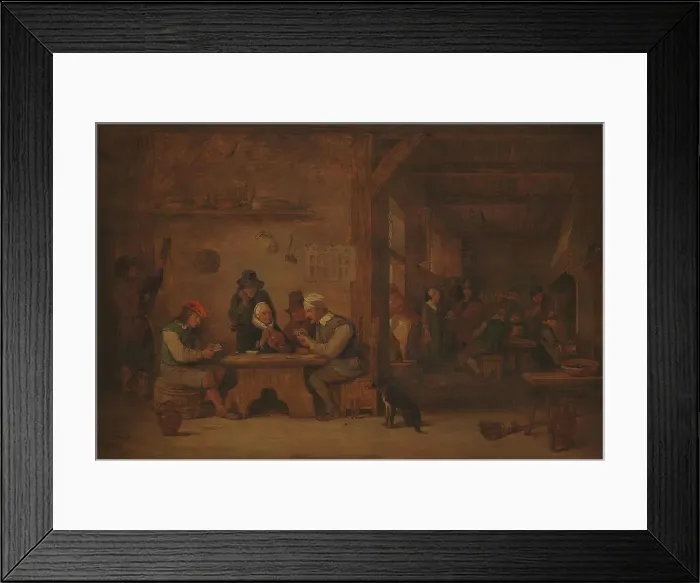 Framed Print : Interior of an Inn, c.1597. Creator: David Teniers I Framed Print : Interior of an Inn, c.1597. Creator: David Teniers I