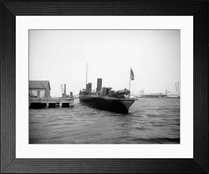 Framed Print : U.S.S. Porter, between 1897 and 1901. Creator: Unknown Framed Print : U.S.S. Porter, between 1897 and 1901. Creator: Unknown