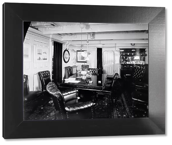 U.S.S. San Francisco, the cabin, between 1890 and 1901. Creator: Unknown