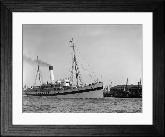 Framed Print : U.S.S. Solace, 1898. Creator: Unknown Framed Print : U.S.S. Solace, 1898. Creator: Unknown