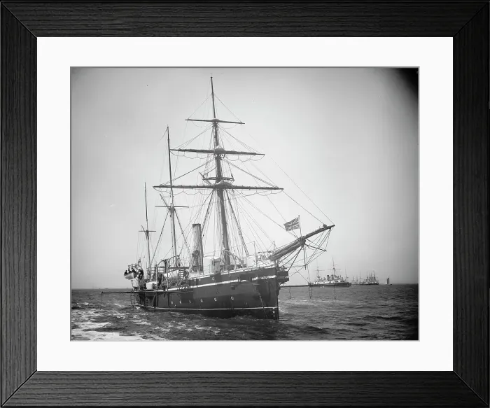 Framed Print : H.M.S. Partridge, 1893. Creator: Unknown Framed Print : H.M.S. Partridge, 1893. Creator: Unknown