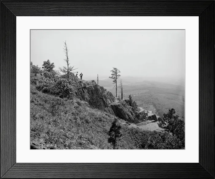 Framed Print : Ragged cliffs of Mt. Tom, Holyoke, Mass. c1908. Creator: Unknown Framed Print : Ragged cliffs of Mt. Tom, Holyoke, Mass. c1908. Creator: Unknown