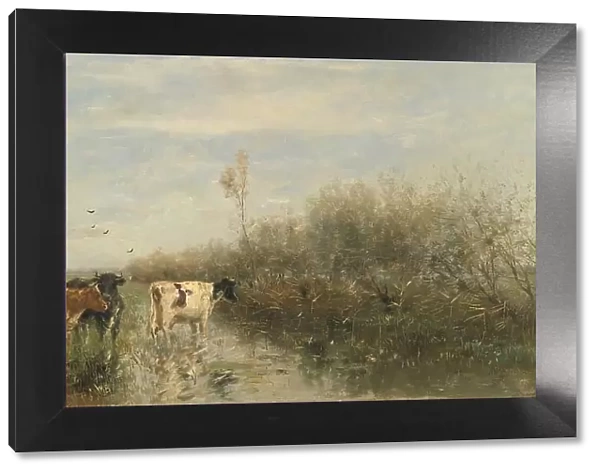 Cows in a Soggy Meadow, 1860-1900. Creator: Willem Maris