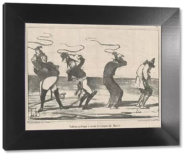 Tableau... de l'empire de russie, 19th century. Creator: Honore Daumier