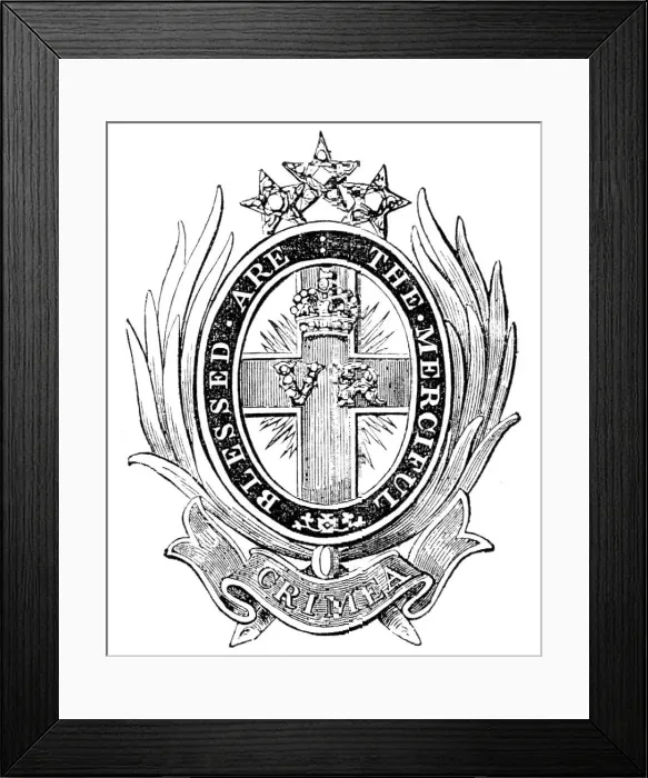 Framed Print : The Nightingale Jewel, 1856. Creator: Unknown Framed Print : The Nightingale Jewel, 1856. Creator: Unknown