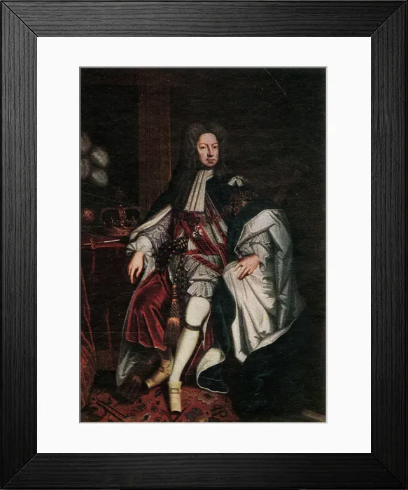 Framed Print : George I (of Hanover), (c1911). Creator: Unknown Framed Print : George I (of Hanover), (c1911). Creator: Unknown