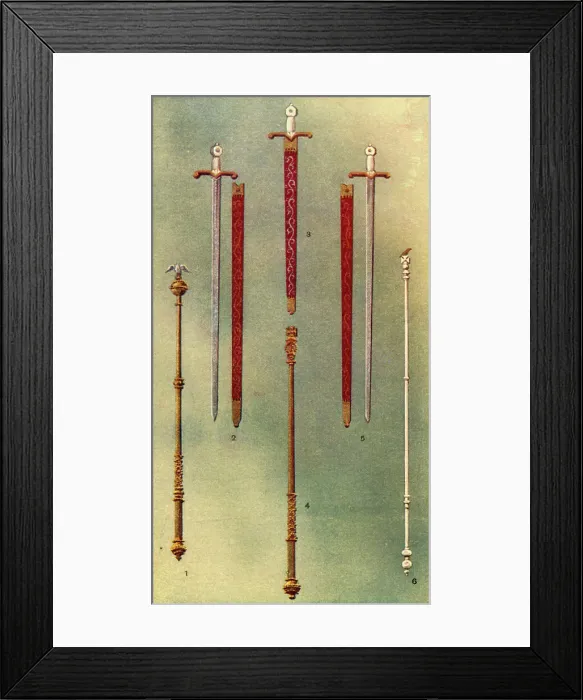 Framed Print : The Regalia. - 3, c1911. Creator: Unknown Framed Print : The Regalia. - 3, c1911. Creator: Unknown