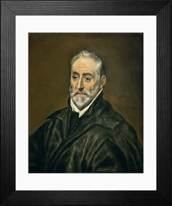 Framed Print : Portrait of Antonio de Covarrubias y Leiva (1514-1602), 1597-1598. Creator: El Greco, Dominico (1541-1614) Framed Print : Portrait of Antonio de Covarrubias y Leiva (1514-1602), 1597-1598. Creator: El Greco, Dominico (1541-1614)