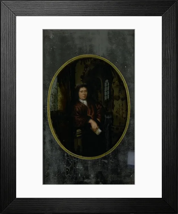 Framed Print : Portrait of a Man in 17th-century Clothing, 1750-1799. Creator: Anon Framed Print : Portrait of a Man in 17th-century Clothing, 1750-1799. Creator: Anon