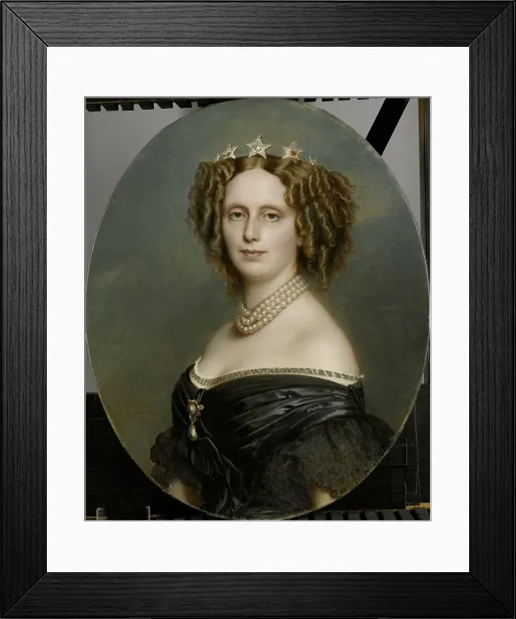 Framed Print : Portrait of Sophia Frederika Mathilda (1818-77), Princess of Württemberg, 1863-1873. Creator: Franz Xaver Winterhalter Framed Print : Portrait of Sophia Frederika Mathilda (1818-77), Princess of Württemberg, 1863-1873. Creator: Franz Xaver Winterhalter