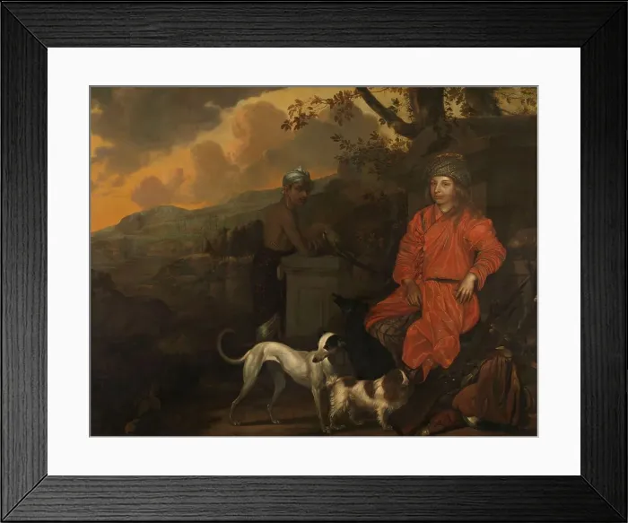 Framed Print : Portrait of Philippus Baldaeus and Gerrit Mossopotam, 1668. Creator: Johan De La Rocquette Framed Print : Portrait of Philippus Baldaeus and Gerrit Mossopotam, 1668. Creator: Johan De La Rocquette