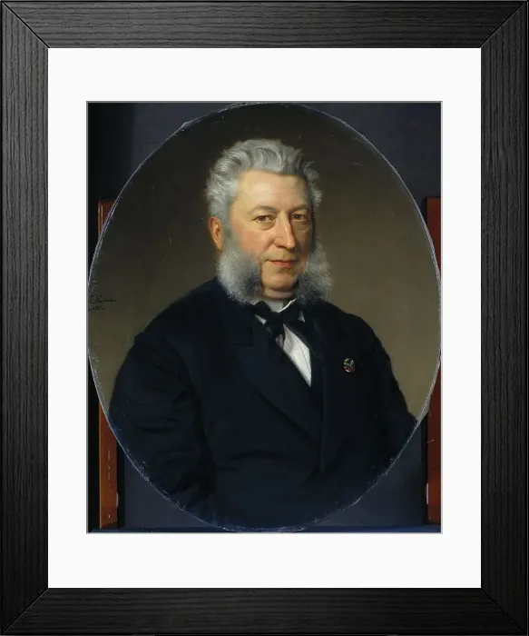 Framed Print : Jan Jacob Lodewijk ten Kate (1818-1889), Poet, 1875. Creator: Jan Hendrik Neuman Framed Print : Jan Jacob Lodewijk ten Kate (1818-1889), Poet, 1875. Creator: Jan Hendrik Neuman