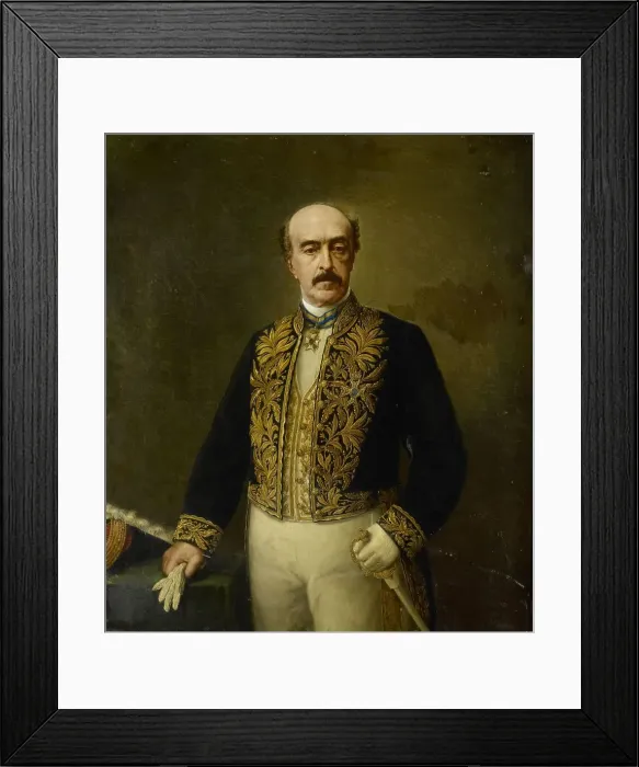 Framed Print : Otto van Rees, Governor-general, after 1884-c.1899. Creator: Unknown Framed Print : Otto van Rees, Governor-general, after 1884-c.1899. Creator: Unknown