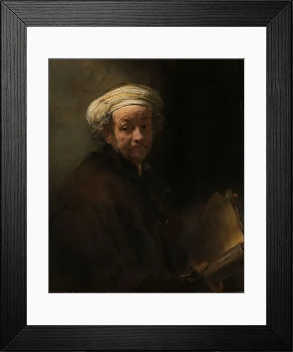 Framed Print : Self-portrait as the Apostle Paul, 1661. Creator: Rembrandt Harmensz van Rijn Framed Print : Self-portrait as the Apostle Paul, 1661. Creator: Rembrandt Harmensz van Rijn