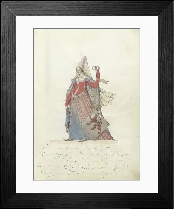 Framed Print : Countess of Teisterbant, c.1600-c.1625. Creator: Nicolaes de Kemp Framed Print : Countess of Teisterbant, c.1600-c.1625. Creator: Nicolaes de Kemp