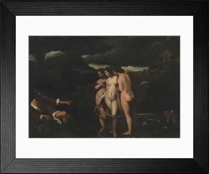 Framed Print : The Judgment of Paris, 1601-1700. Creator: Unknown Framed Print : The Judgment of Paris, 1601-1700. Creator: Unknown