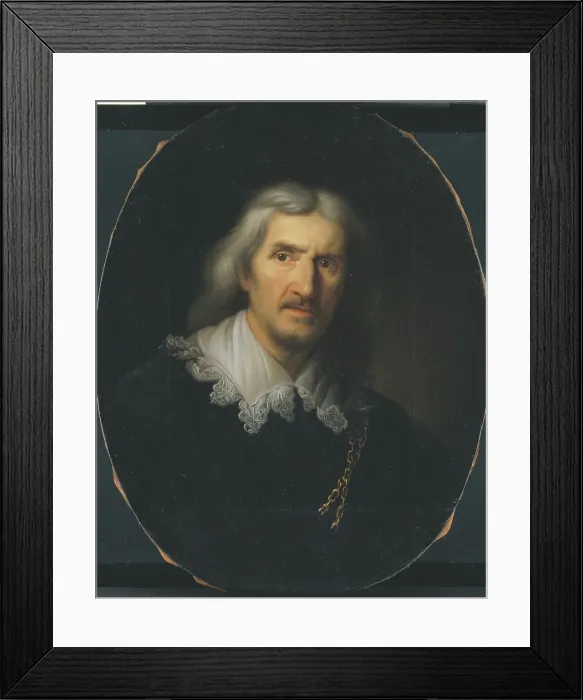 Framed Print : Portrait of a Man, 1607-1824. Creator: Samuel Hoffmann Framed Print : Portrait of a Man, 1607-1824. Creator: Samuel Hoffmann