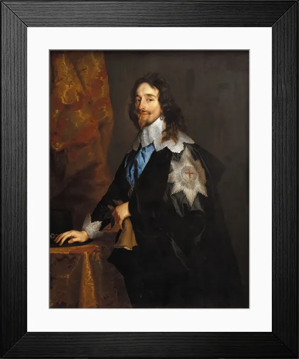 Framed Print : King Charles I of England, 1632-1641. Creator: Anthony van Dyck Framed Print : King Charles I of England, 1632-1641. Creator: Anthony van Dyck