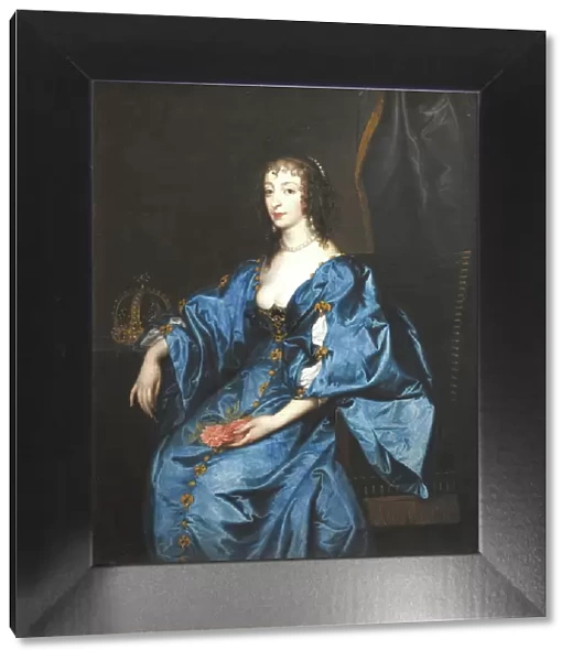 Queen Henrietta Maria of England, 1632-1641. Creator: Anthony van Dyck