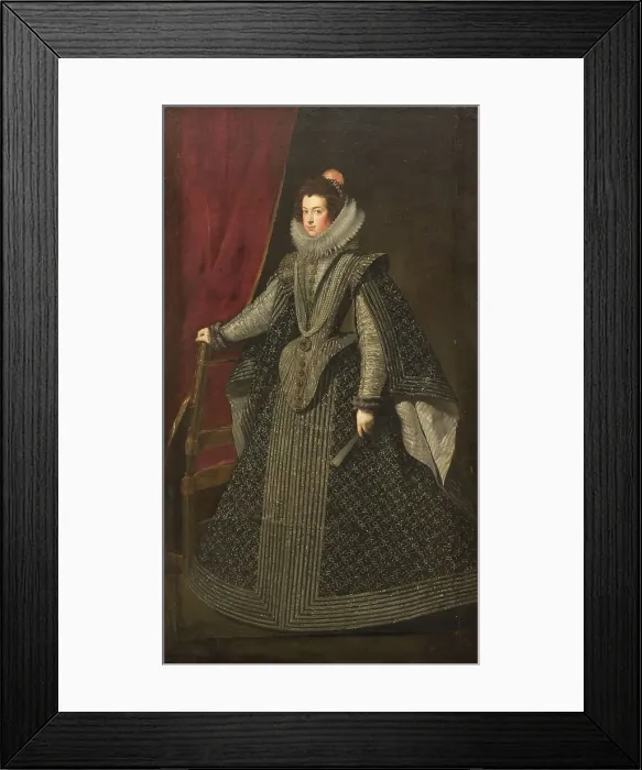 Framed Print : Isabella of Bourbon. First Queen of King Philip IV, 1614-1660. Creator: Diego Velasquez Framed Print : Isabella of Bourbon. First Queen of King Philip IV, 1614-1660. Creator: Diego Velasquez