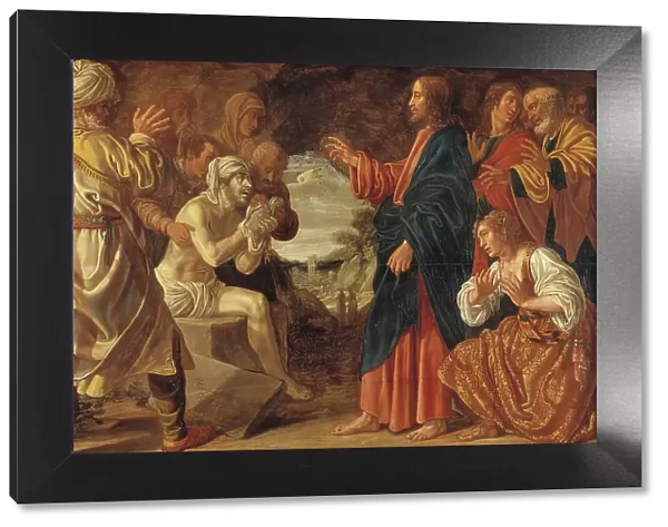 The Raising of Lazarus, 1615. Creator: Jan Tengnagel