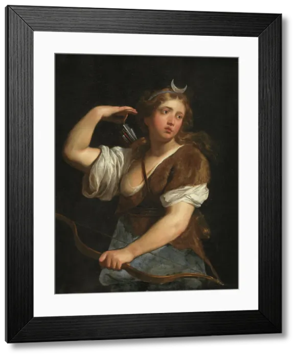 Framed Print : Diana Hunting, 1616-1676. Creator: Earlier ascribed to Marco Antonio Franceschini (1648-1729) and attributed to Michele Desubleo (1599-1676) Framed Print : Diana Hunting, 1616-1676. Creator: Earlier ascribed to Marco Antonio Franceschini (1648-1729) and attributed to Michele Desubleo (1599-1676)