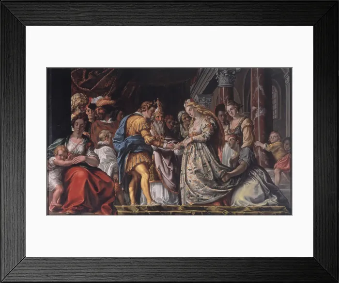 Framed Print : A Betrothal, 1619-1622. Creator: Francis Cleyn Framed Print : A Betrothal, 1619-1622. Creator: Francis Cleyn