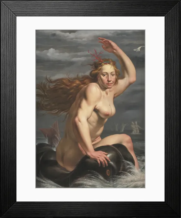 Framed Print : Galatea, 1619. Creator: Werner Jacobsz. van den Valckert Framed Print : Galatea, 1619. Creator: Werner Jacobsz. van den Valckert