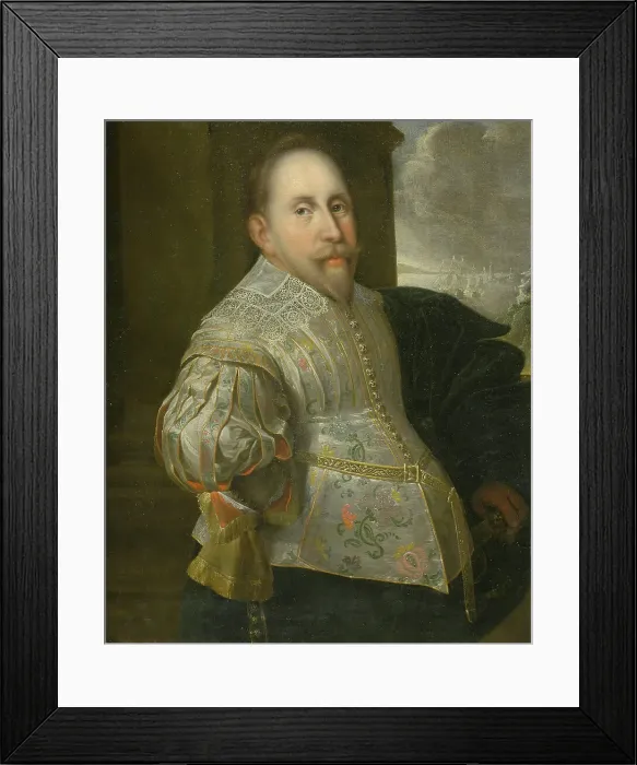 Framed Print : Gustav II Adolf, 1594-1632, King of Sweden, c17th century. Creator: Anon Framed Print : Gustav II Adolf, 1594-1632, King of Sweden, c17th century. Creator: Anon
