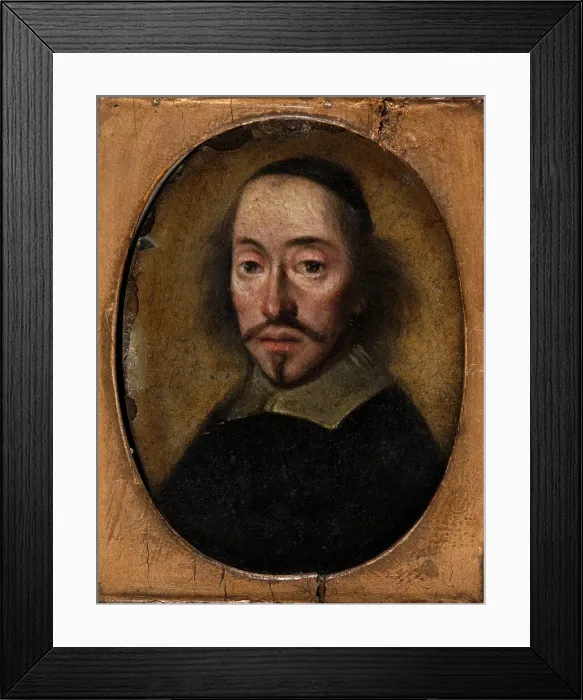 Framed Print : Portrait of Jean Labadie, 1622-1678. Creator: Anna Maria van Schurman Framed Print : Portrait of Jean Labadie, 1622-1678. Creator: Anna Maria van Schurman