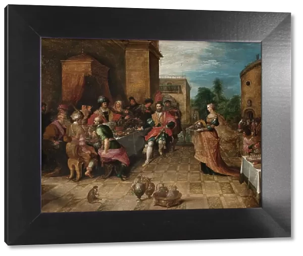 The Banquet of Herod. Salome Presents the Head of John the Baptist, 1623-1626. Creator: Frans Francken II