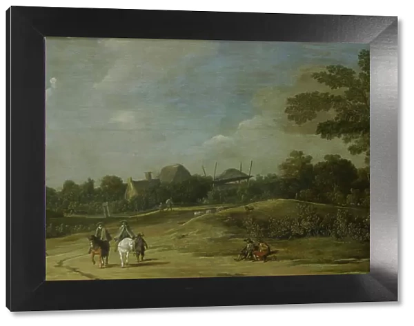 Landscape with Riders on a Sandy Road, 1623-1669. Creator: Pieter Jansz Post