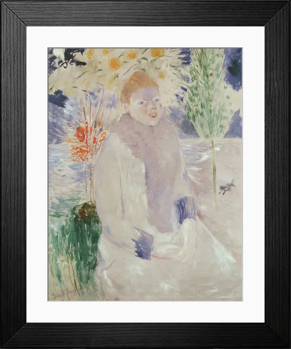 Framed Print : Portrait of a Lady, c19th century. Creator: Ernst Josephson Framed Print : Portrait of a Lady, c19th century. Creator: Ernst Josephson