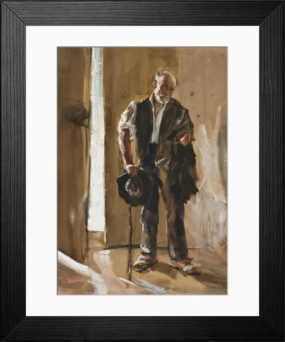 Framed Print : Spanish Beggar, 1882. Creator: Ernst Josephson Framed Print : Spanish Beggar, 1882. Creator: Ernst Josephson