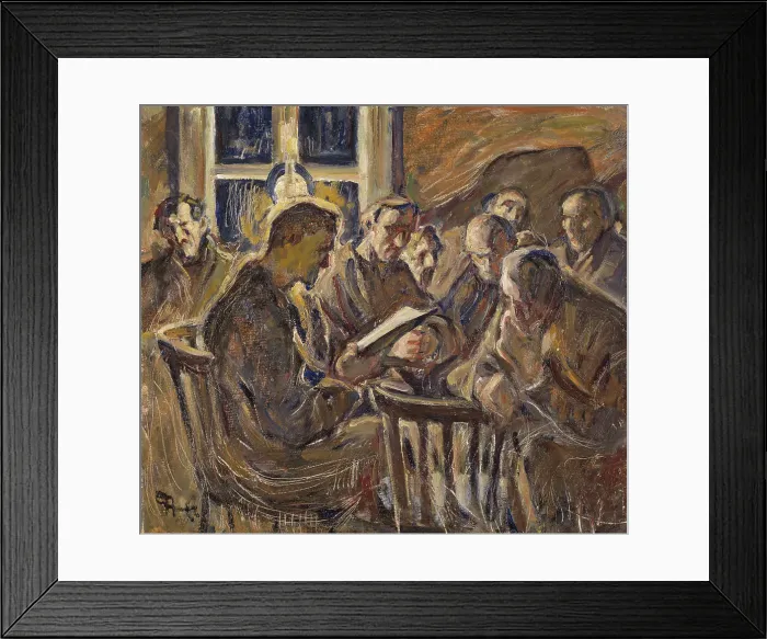 Framed Print : The Meeting, 1929. Creator: Ester Almqvist Framed Print : The Meeting, 1929. Creator: Ester Almqvist