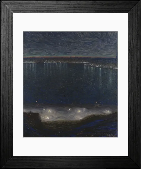 Framed Print : Riddarfjärden, Stockholm, 1898. Creator: Eugène Jansson Framed Print : Riddarfjärden, Stockholm, 1898. Creator: Eugène Jansson