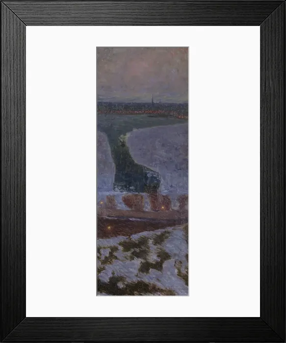 Framed Print : Riddarfjärden. A Stockholm Study, 1898. Creator: Eugène Jansson Framed Print : Riddarfjärden. A Stockholm Study, 1898. Creator: Eugène Jansson