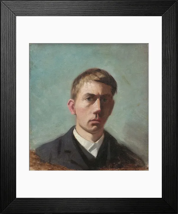 Framed Print : Self portrait, c1890s. Creator: Eugène Jansson Framed Print : Self portrait, c1890s. Creator: Eugène Jansson