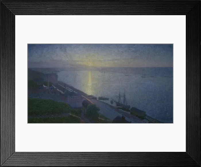 Framed Print : Sunset, 1895. Creator: Eugène Jansson Framed Print : Sunset, 1895. Creator: Eugène Jansson
