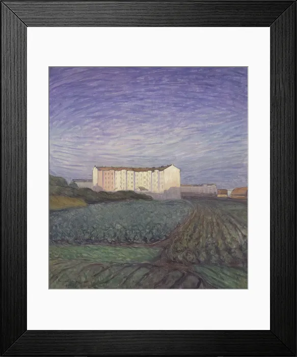 Framed Print : The Outskirts of the Town, 1899. Creator: Eugène Jansson Framed Print : The Outskirts of the Town, 1899. Creator: Eugène Jansson