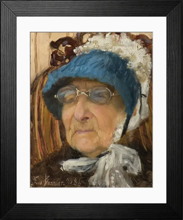 Framed Print : Old Grandmother, 1886. Creator: Eva Fredrika Bonnier Framed Print : Old Grandmother, 1886. Creator: Eva Fredrika Bonnier
