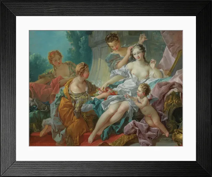 Framed Print : The Toilet of Venus, 1746. Creator: Francois Boucher Framed Print : The Toilet of Venus, 1746. Creator: Francois Boucher