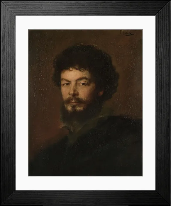 Framed Print : The Architect Lorenz Gedon, late 19th century. Creator: Franz von Lenbach Framed Print : The Architect Lorenz Gedon, late 19th century. Creator: Franz von Lenbach