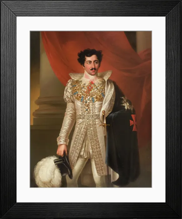 Framed Print : Oscar I, 1799-1859, c1830s. Creator: Fredric Westin Framed Print : Oscar I, 1799-1859, c1830s. Creator: Fredric Westin