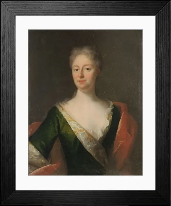 Framed Print : Sofia Gyllenstierna af Ulaborg (1682-1722), Baroness, married to baron Adolf Herman Wrangel... 1721 Creator: Georg Desmarees Framed Print : Sofia Gyllenstierna af Ulaborg (1682-1722), Baroness, married to baron Adolf Herman Wrangel... 1721 Creator: Georg Desmarees