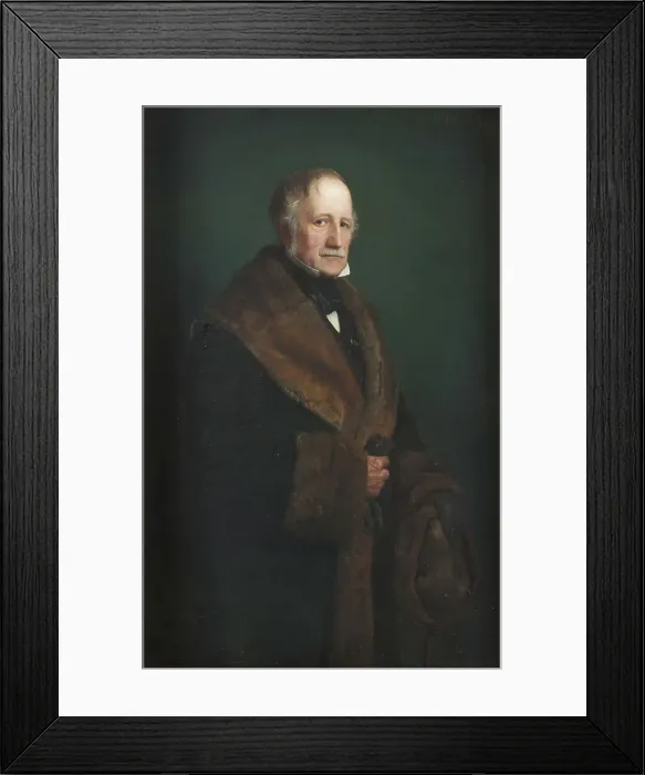 Framed Print : The Artist's Father Col. Count Eugène von Rosen at the Age of 71, 1868. Creator: Georg von Rosen Framed Print : The Artist's Father Col. Count Eugène von Rosen at the Age of 71, 1868. Creator: Georg von Rosen