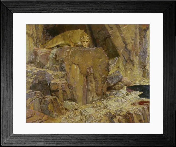 Framed Print : The Sphinx, 1887. Creator: Georg von Rosen Framed Print : The Sphinx, 1887. Creator: Georg von Rosen