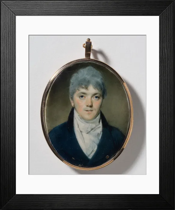 Framed Print : Unknown gentleman, c19th century. Creator: George Chinnery Framed Print : Unknown gentleman, c19th century. Creator: George Chinnery